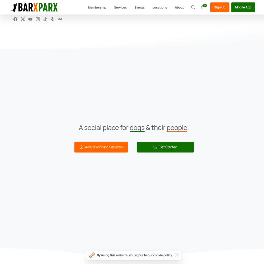 barxparx.com homepage screenshot