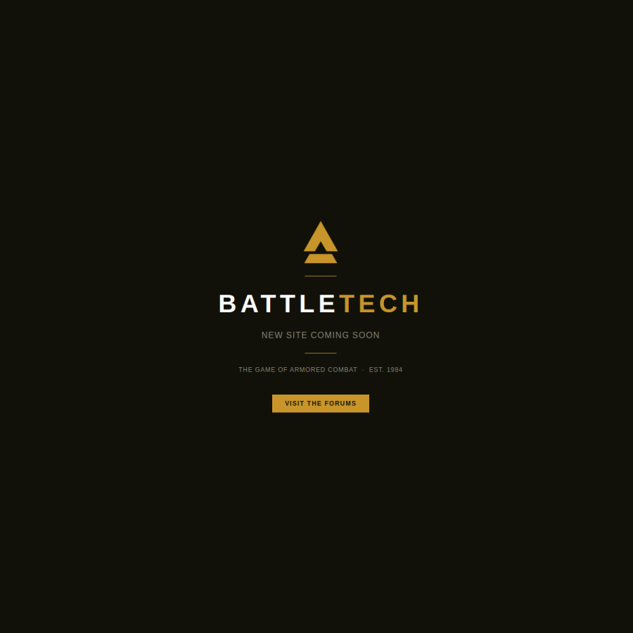 battletech.com homepage screenshot