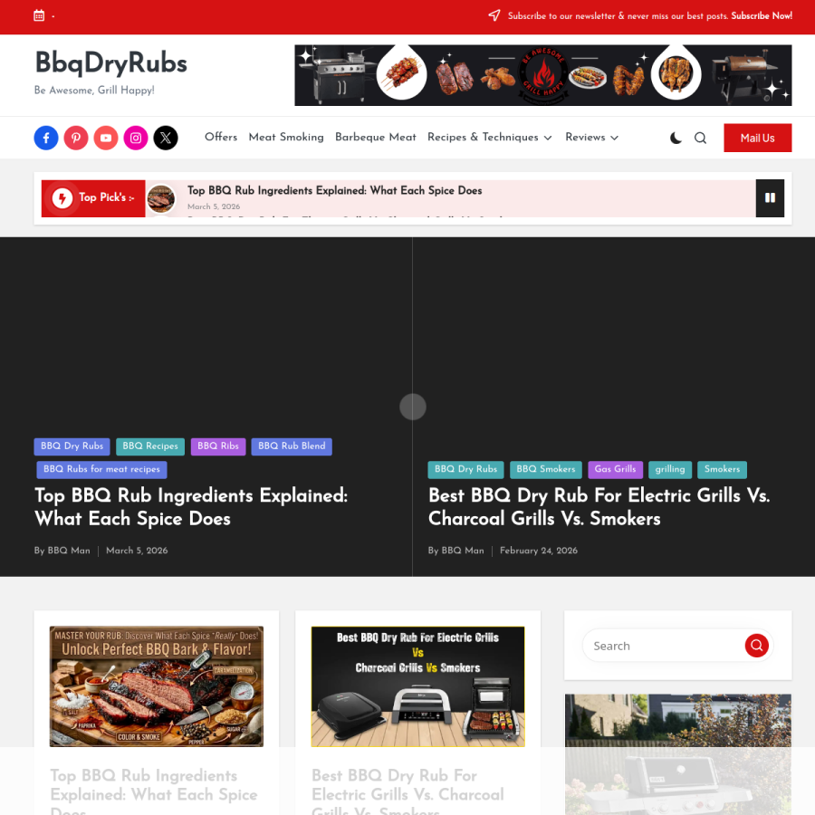 bbqdryrubs.com homepage screenshot