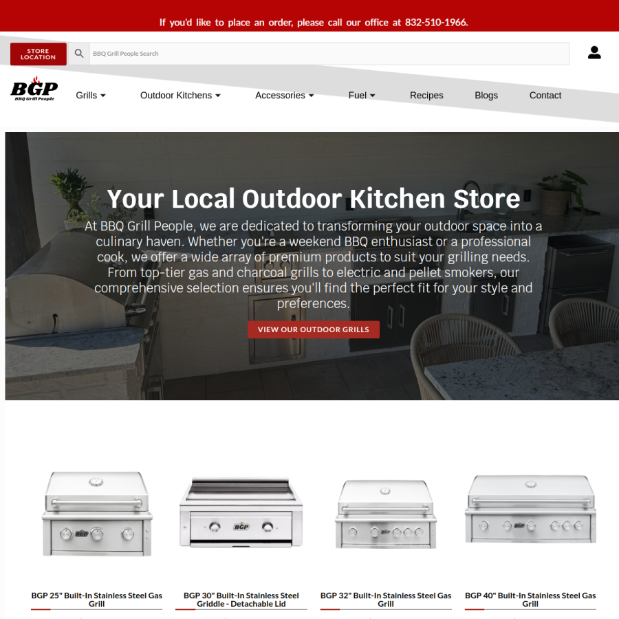 bbqgrillpeople.com homepage screenshot