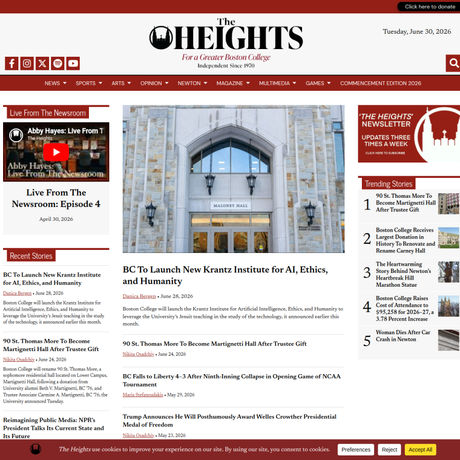 bcheights.com homepage screenshot