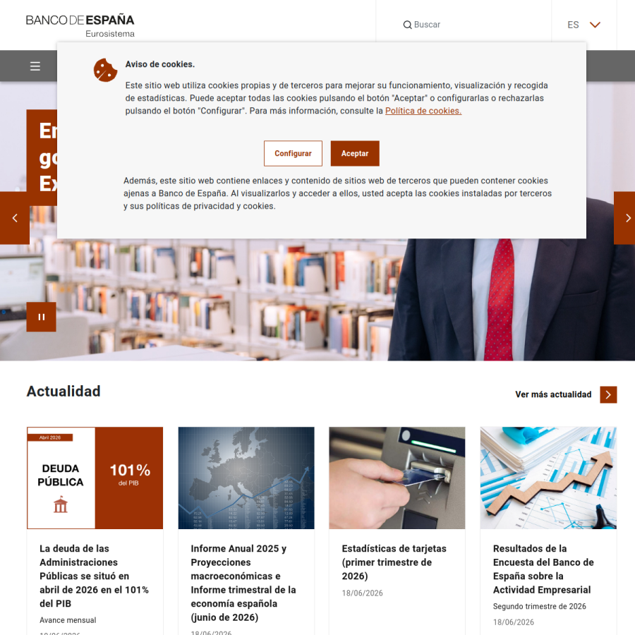 bde.es homepage screenshot