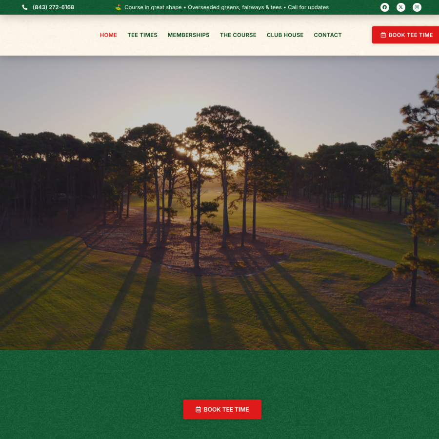 beachwoodgolf.com homepage screenshot