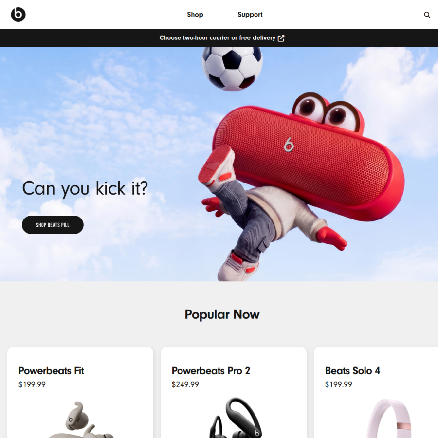 beatsbydre.com homepage screenshot