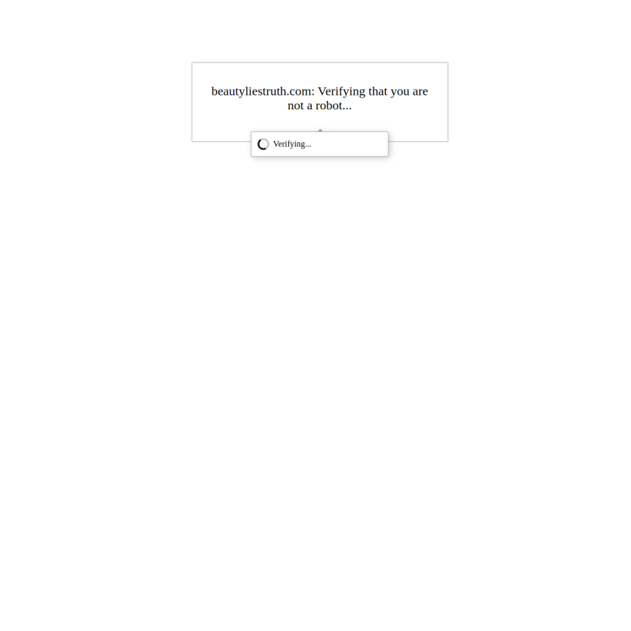 beautyliestruth.com homepage screenshot