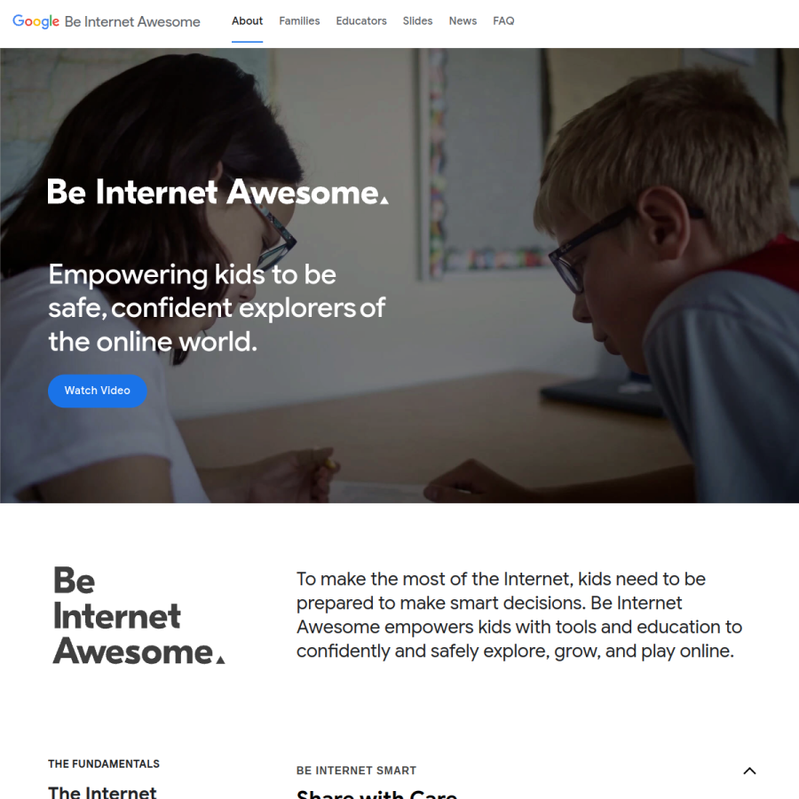 beinternetawesome.withgoogle.com homepage screenshot