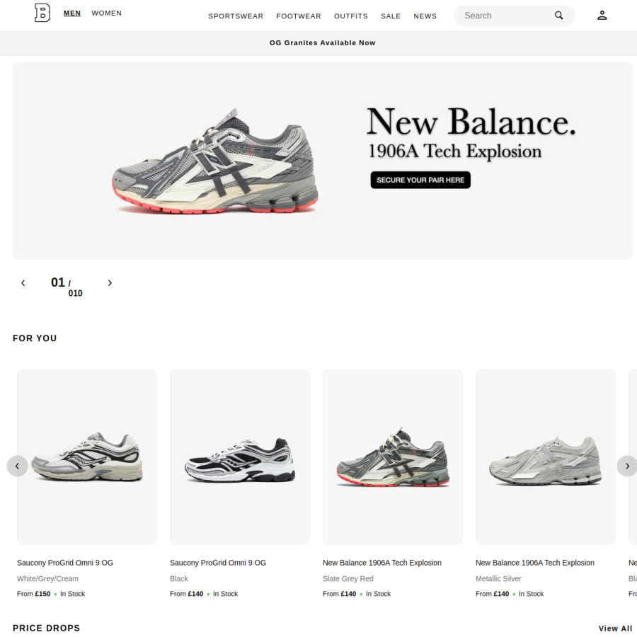 bennettssportswear.com homepage screenshot