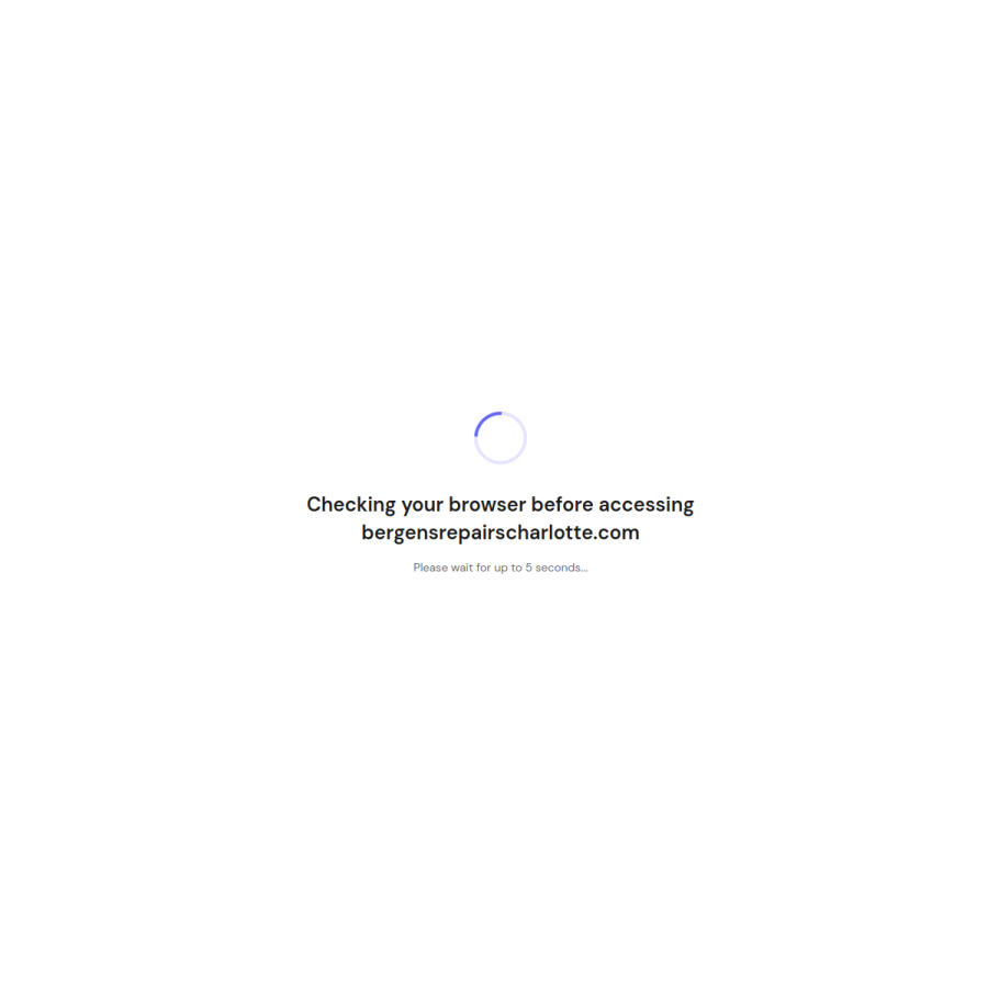 bergensrepairscharlotte.com homepage screenshot