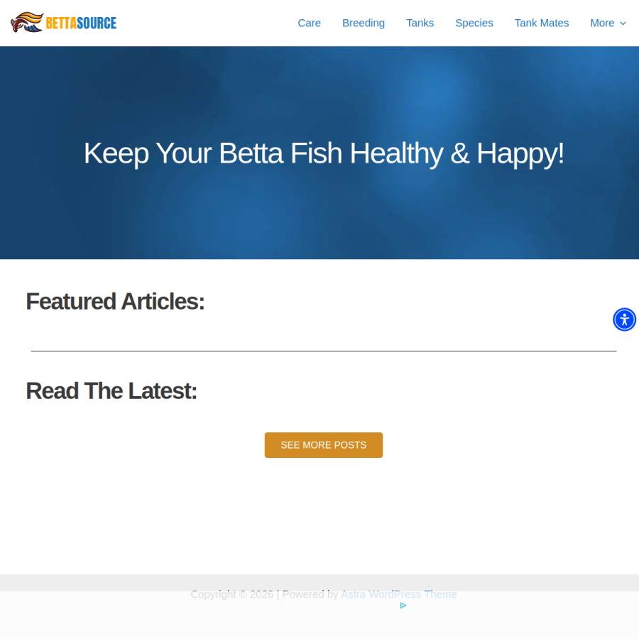 bettasource.com homepage screenshot