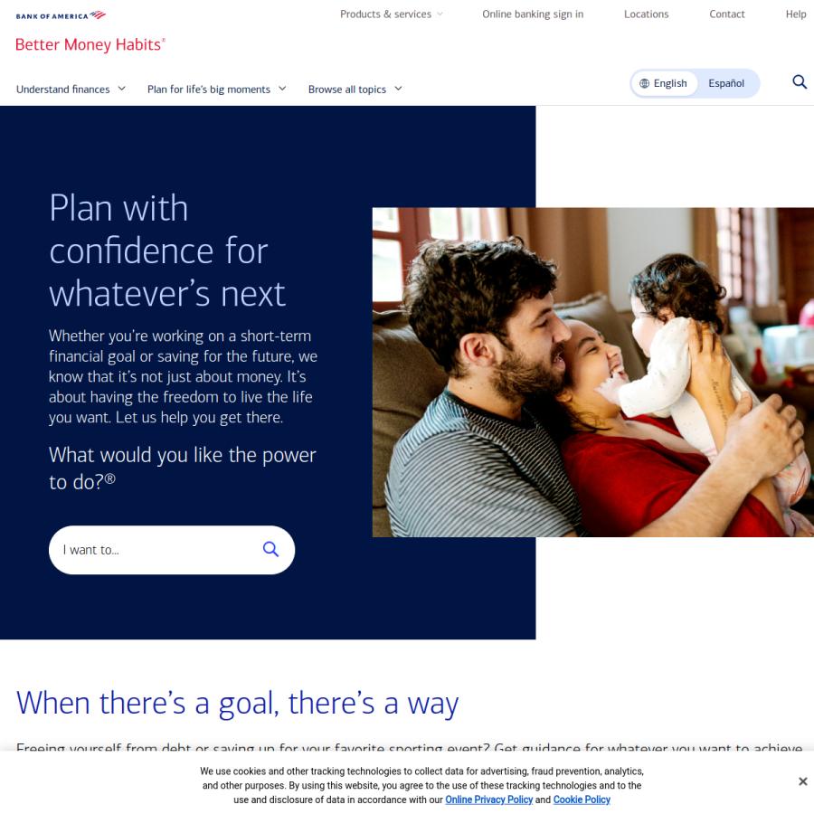 bettermoneyhabits.bankofamerica.com homepage screenshot
