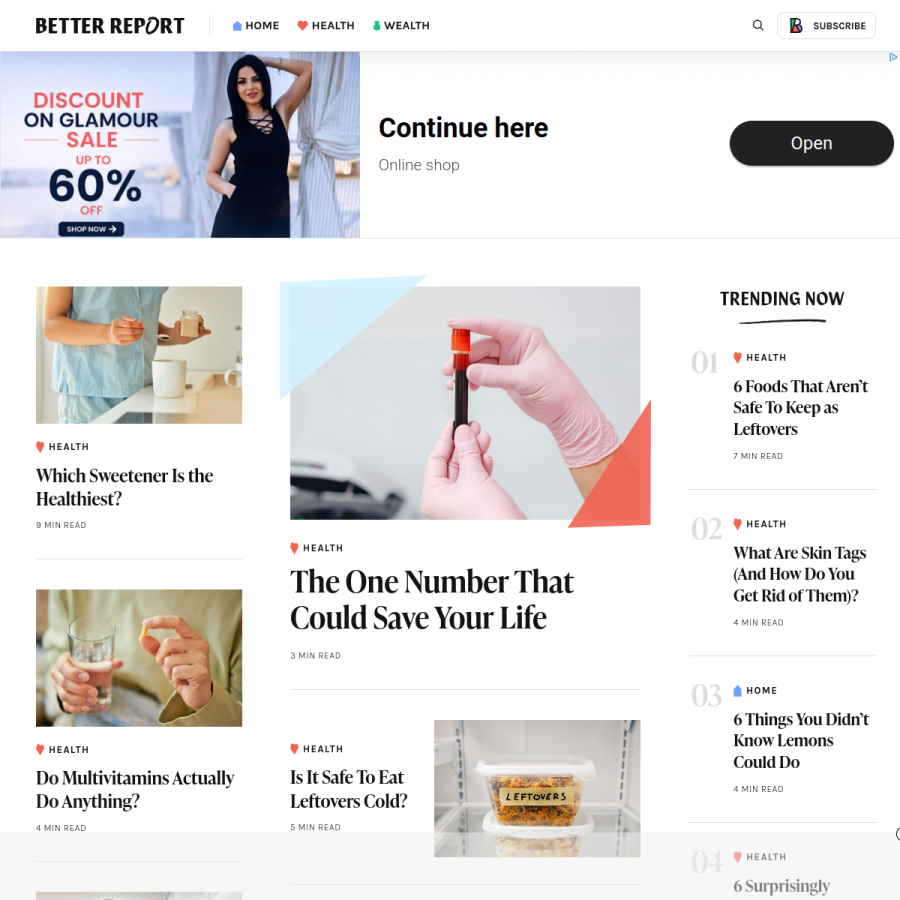 betterreport.com homepage screenshot
