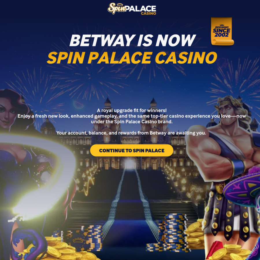 betway.com homepage screenshot