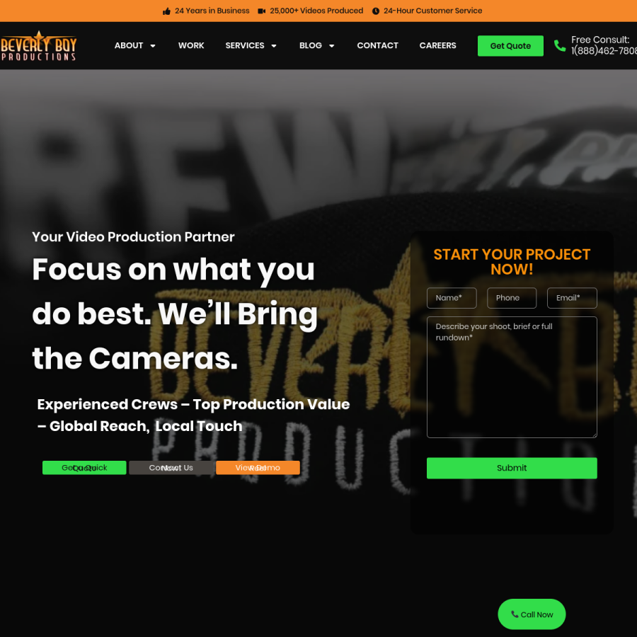 beverlyboy.com homepage screenshot