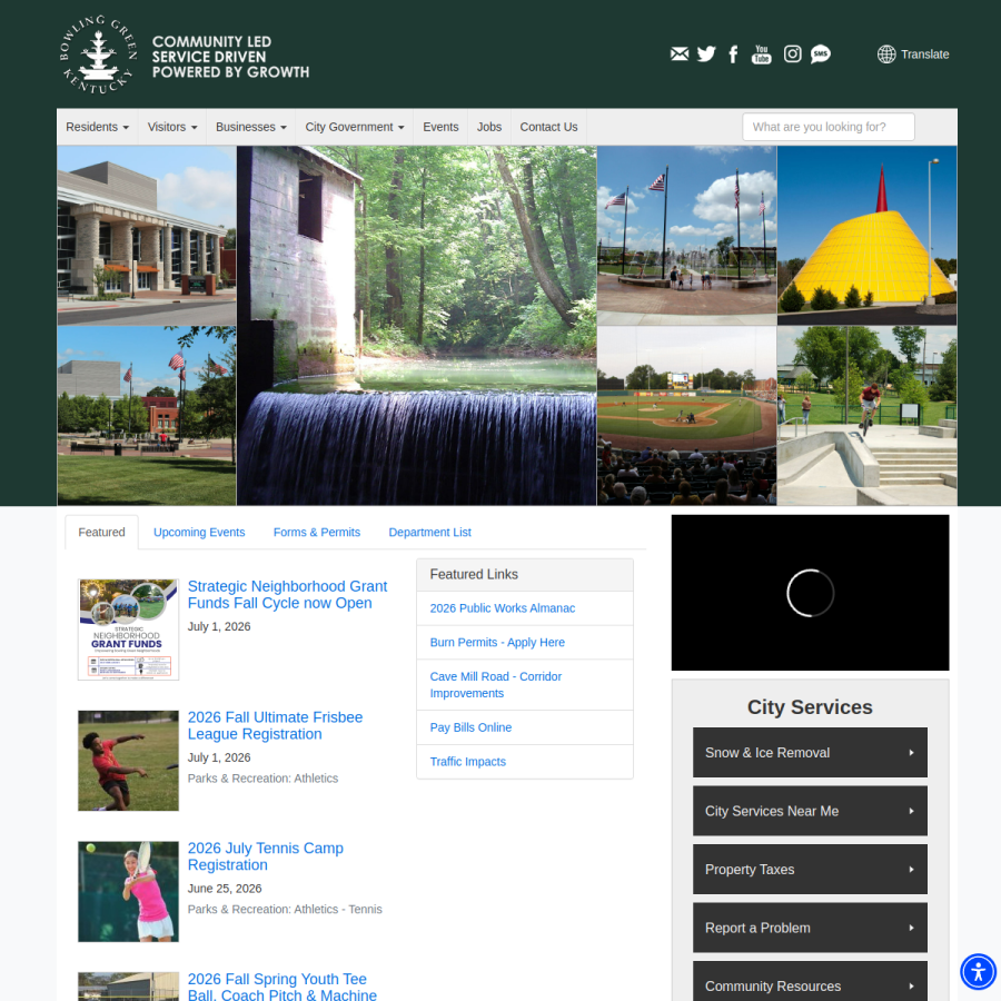 bgky.org homepage screenshot