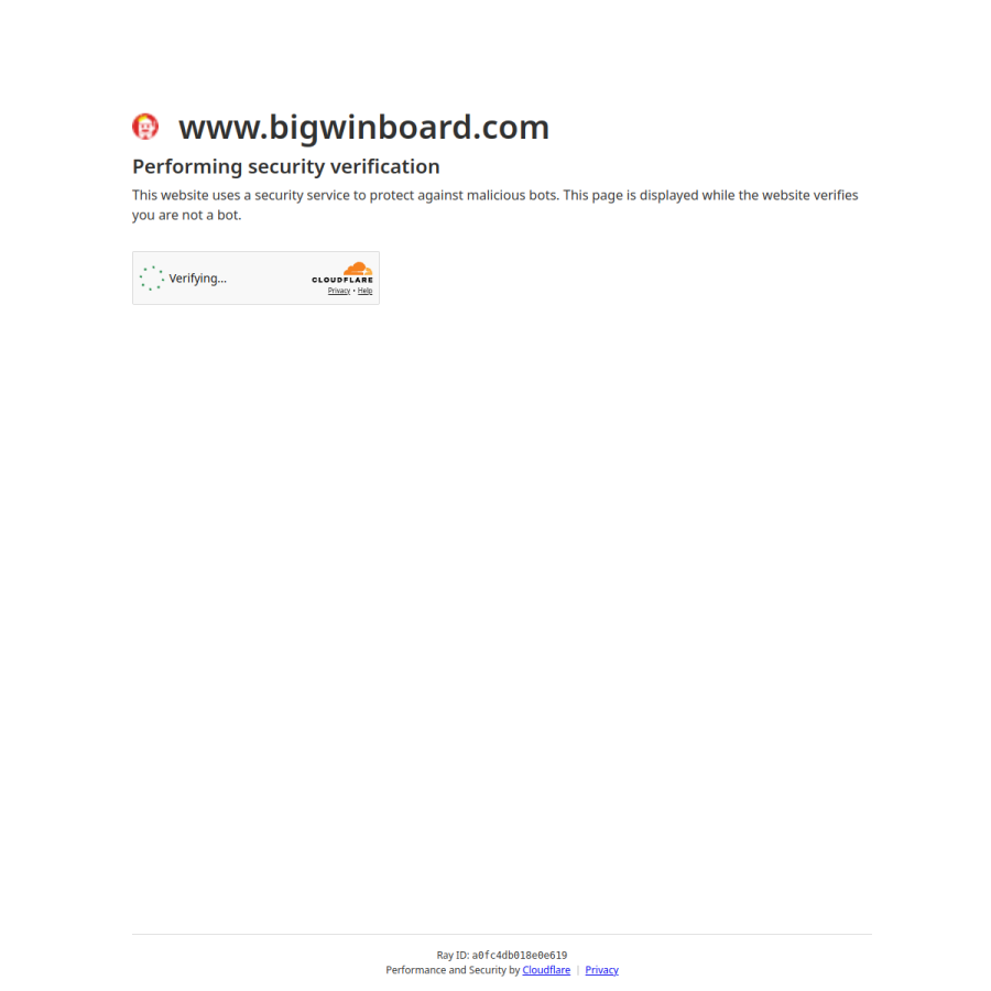 bigwinboard.com homepage screenshot