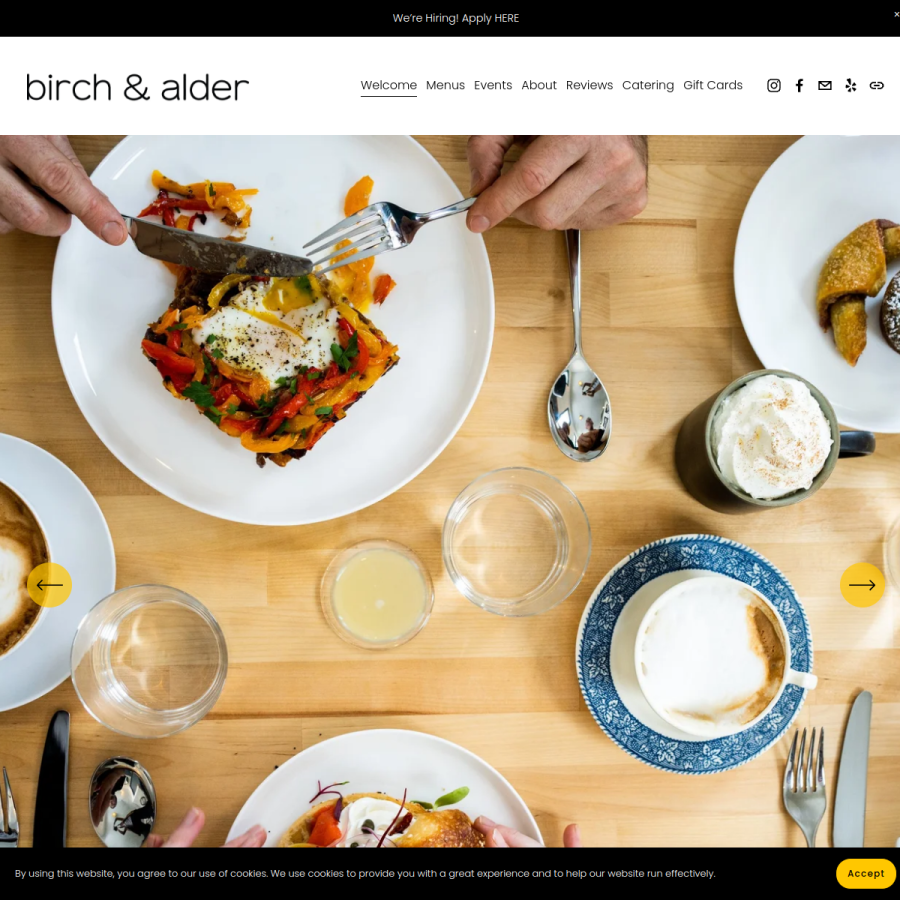 birchandalder.com homepage screenshot
