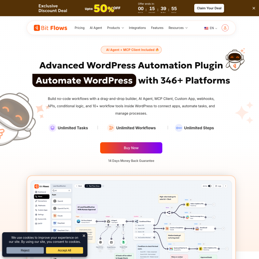 bit-flows.com homepage screenshot