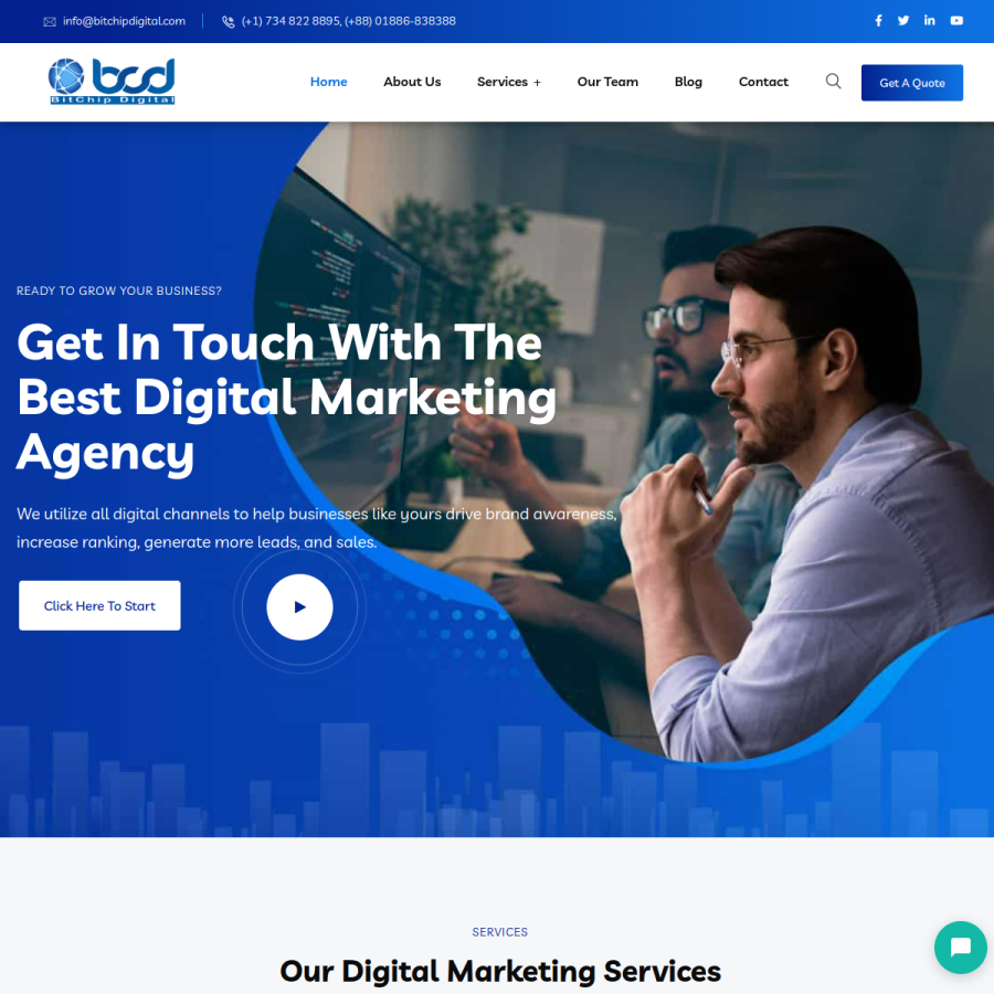bitchipdigital.com homepage screenshot