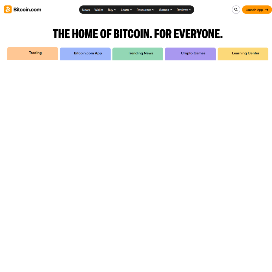 bitcoin.com homepage screenshot