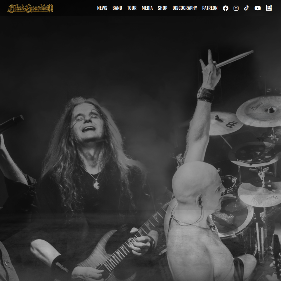 blind-guardian.com homepage screenshot