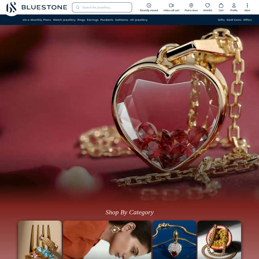bluestone.com homepage screenshot