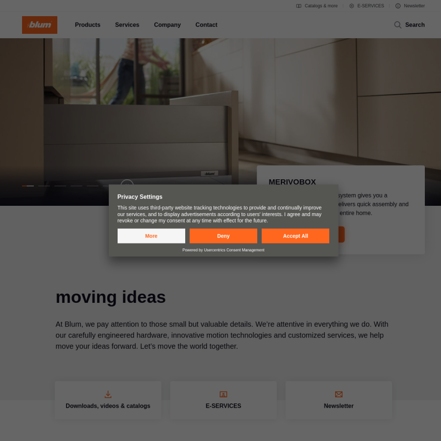 blum.com homepage screenshot