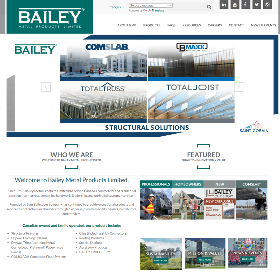 bmp-group.com homepage screenshot