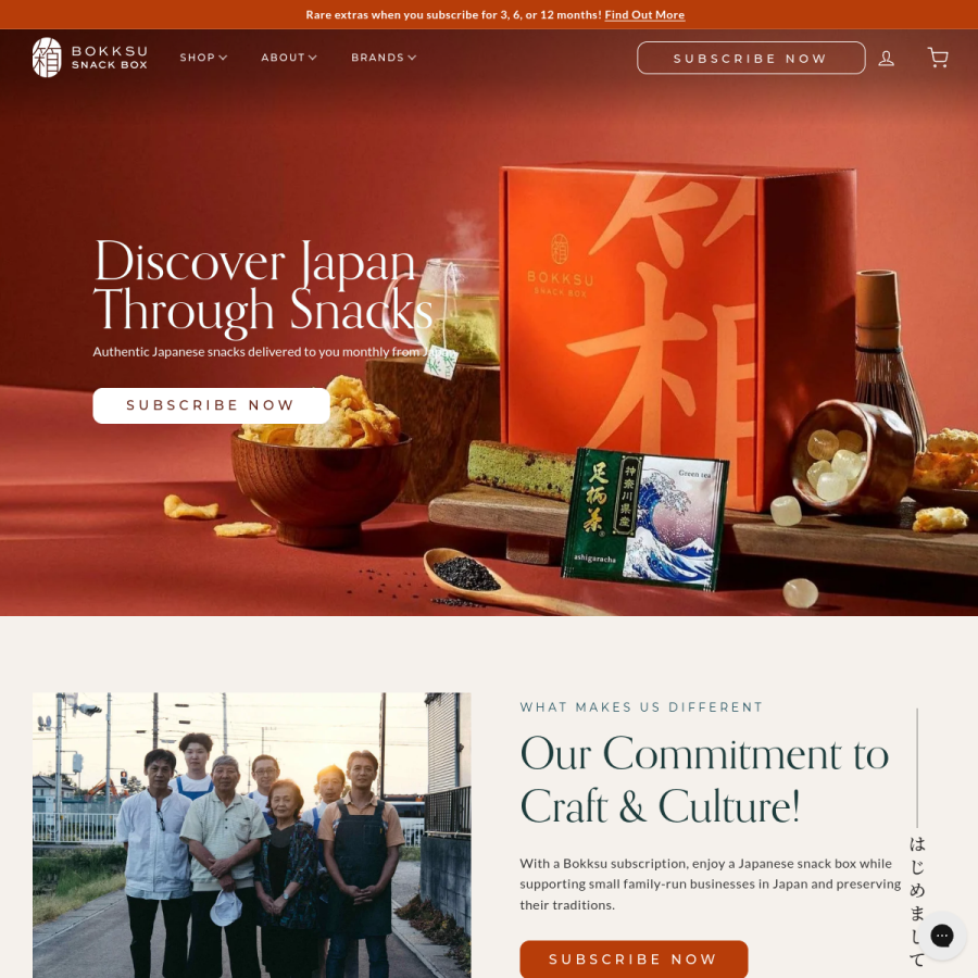 bokksu.com homepage screenshot