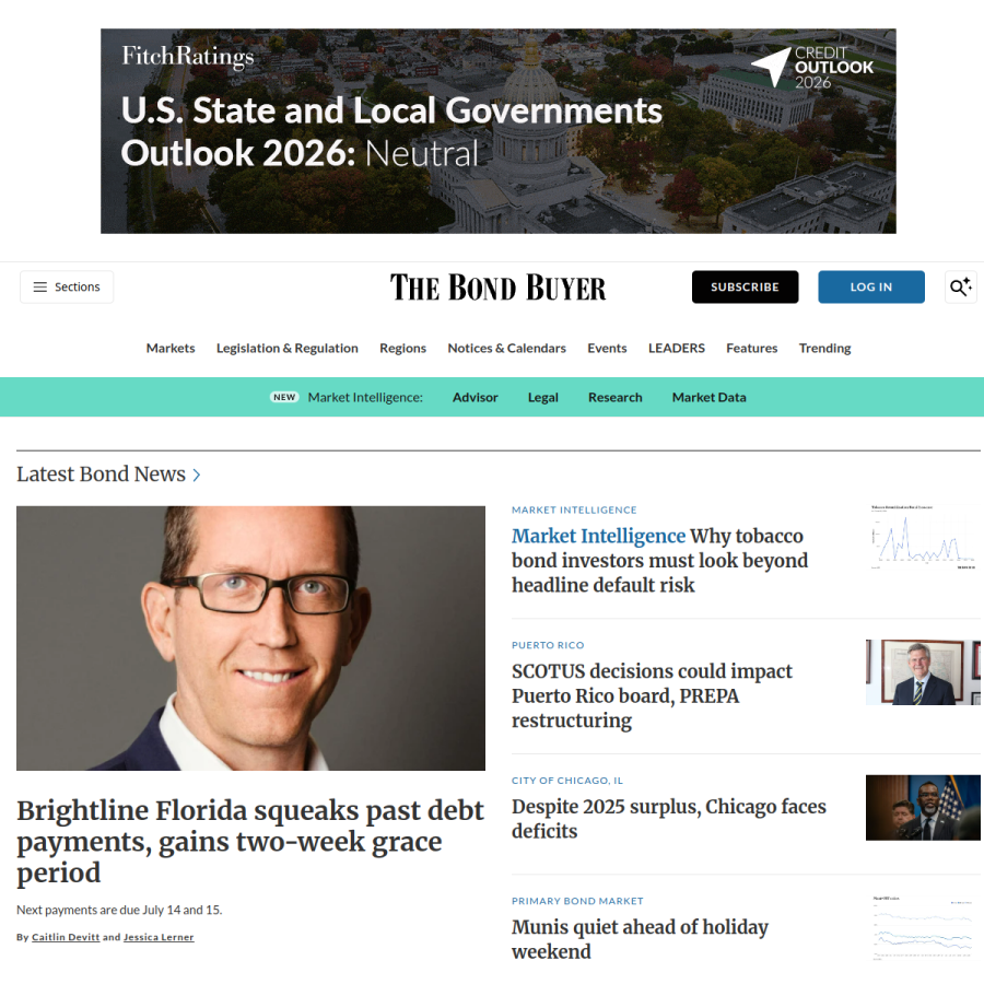 bondbuyer.com homepage screenshot