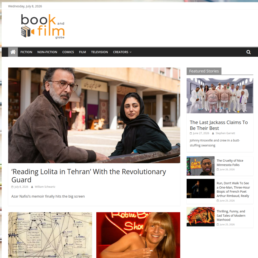 bookandfilmglobe.com homepage screenshot
