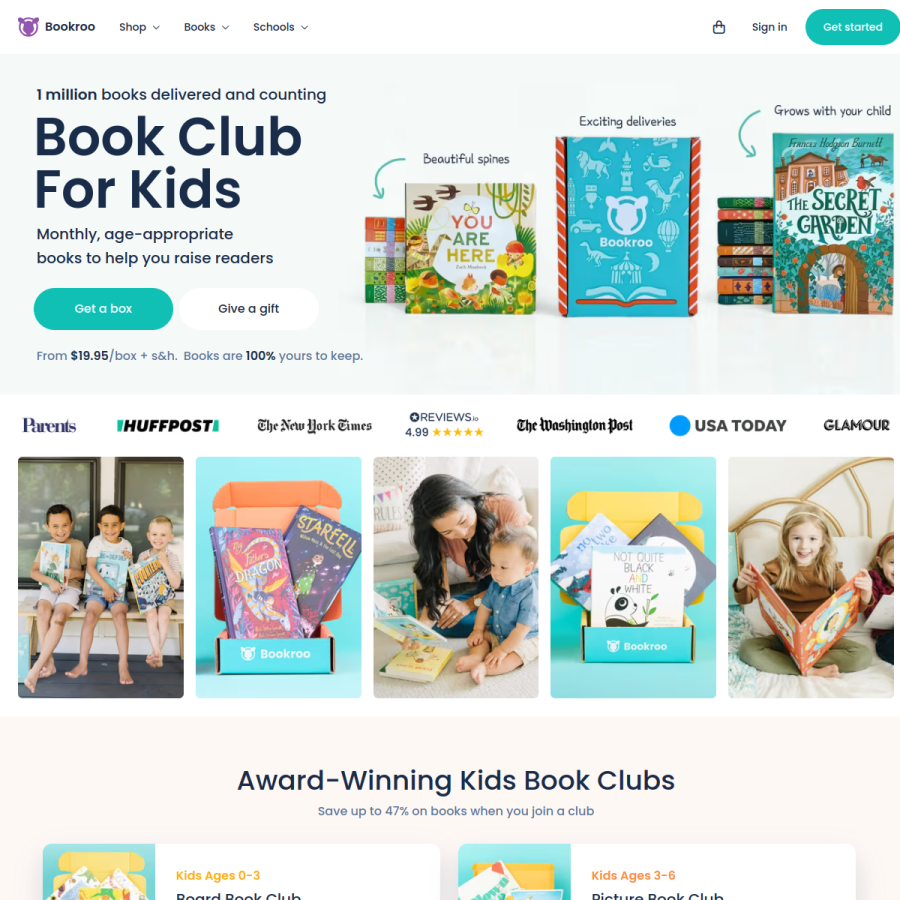 bookroo.com homepage screenshot