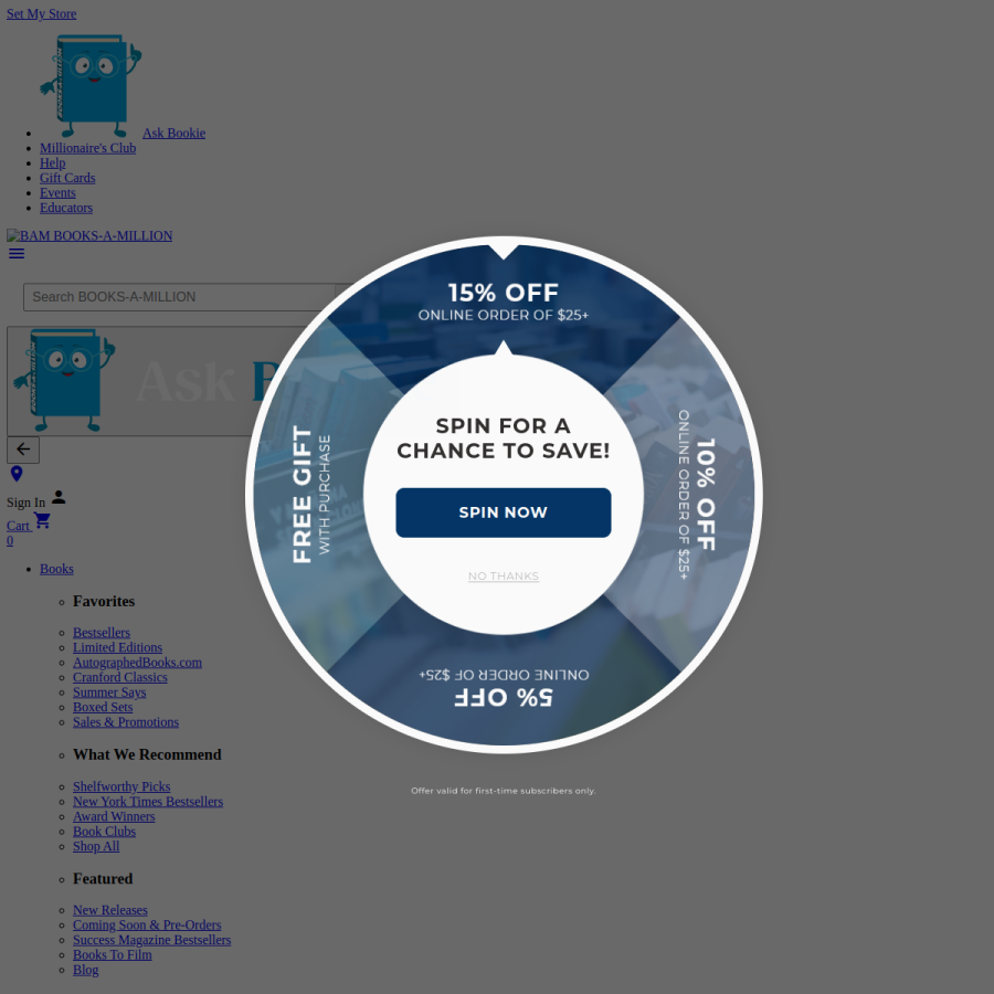 booksamillion.com homepage screenshot