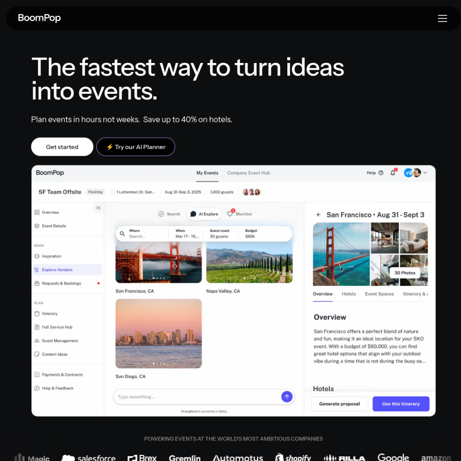 boompop.com homepage screenshot