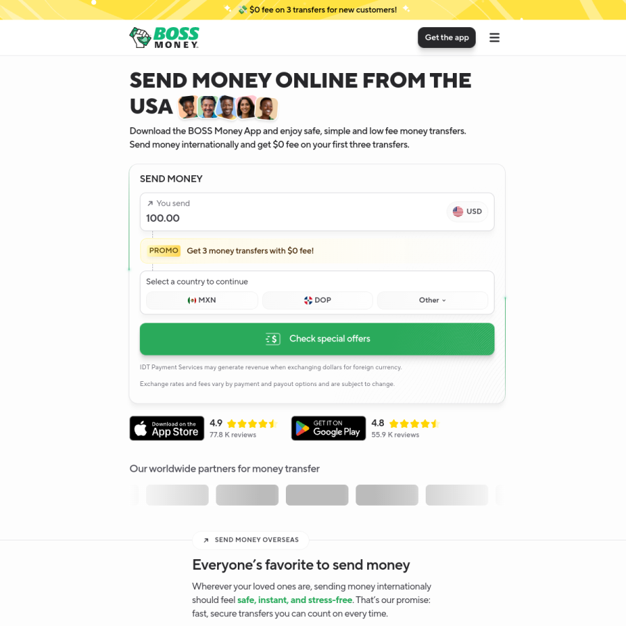 bossmoney.com homepage screenshot