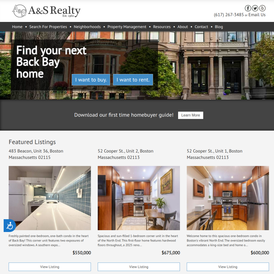 bostonmove.com homepage screenshot
