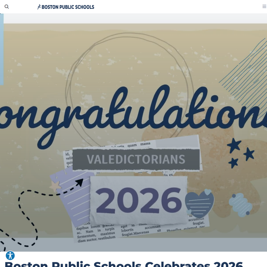 bostonpublicschools.org homepage screenshot