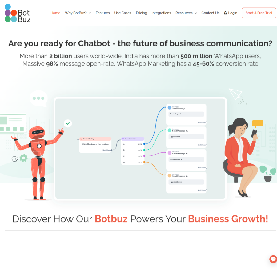 botbuz.com homepage screenshot