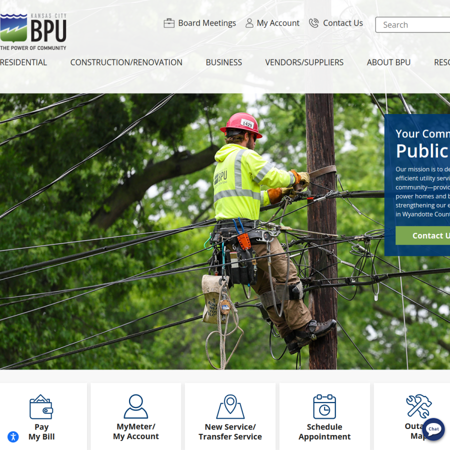 bpu.com homepage screenshot