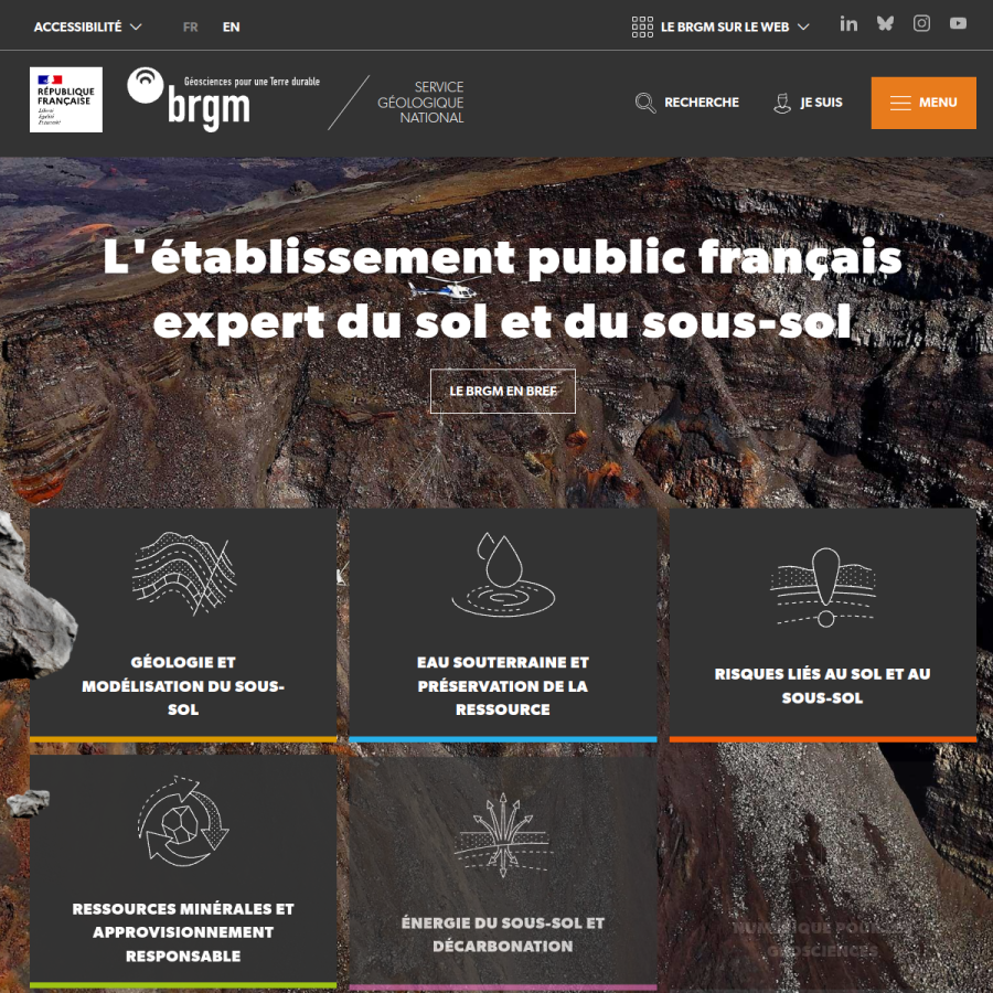 brgm.fr homepage screenshot