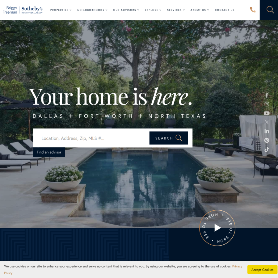briggsfreeman.com homepage screenshot