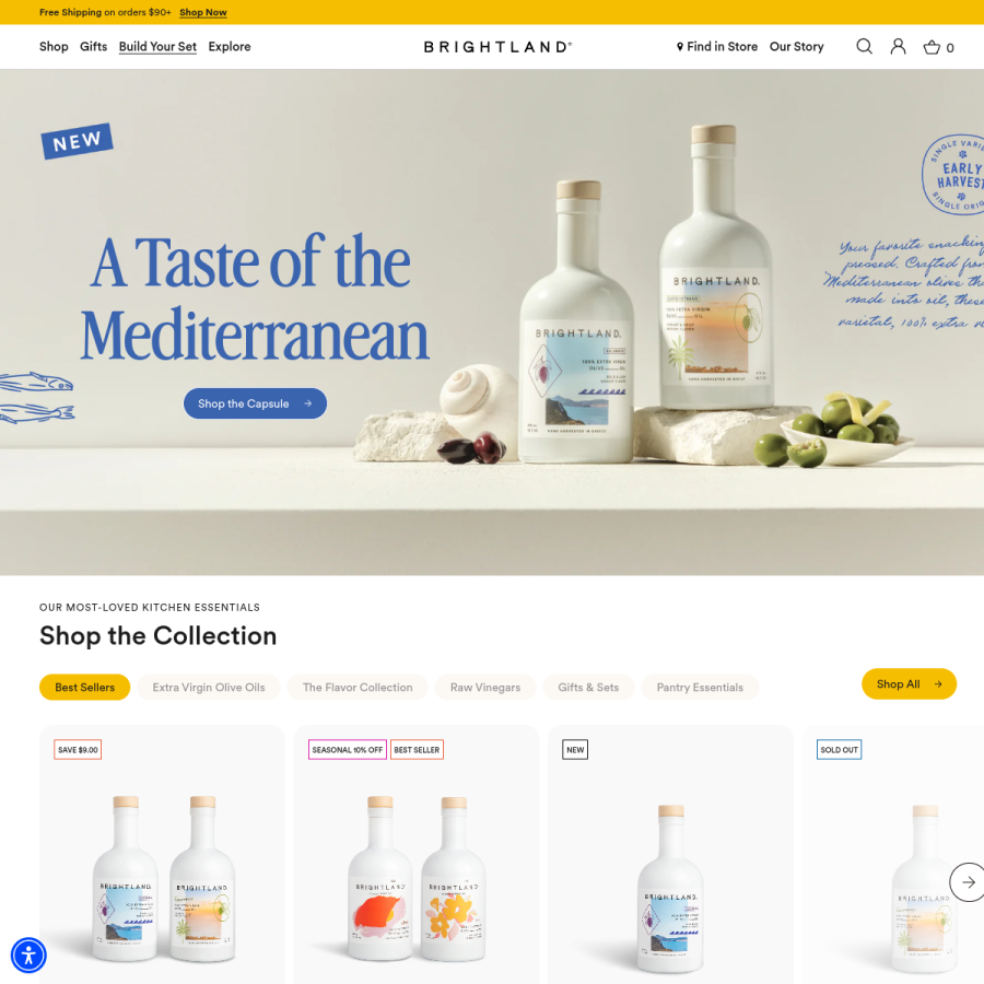brightland.co homepage screenshot