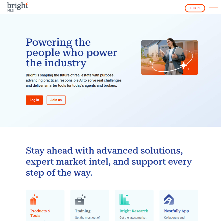 brightmls.com homepage screenshot