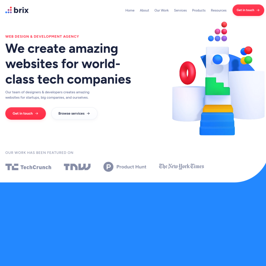 brixagency.com homepage screenshot