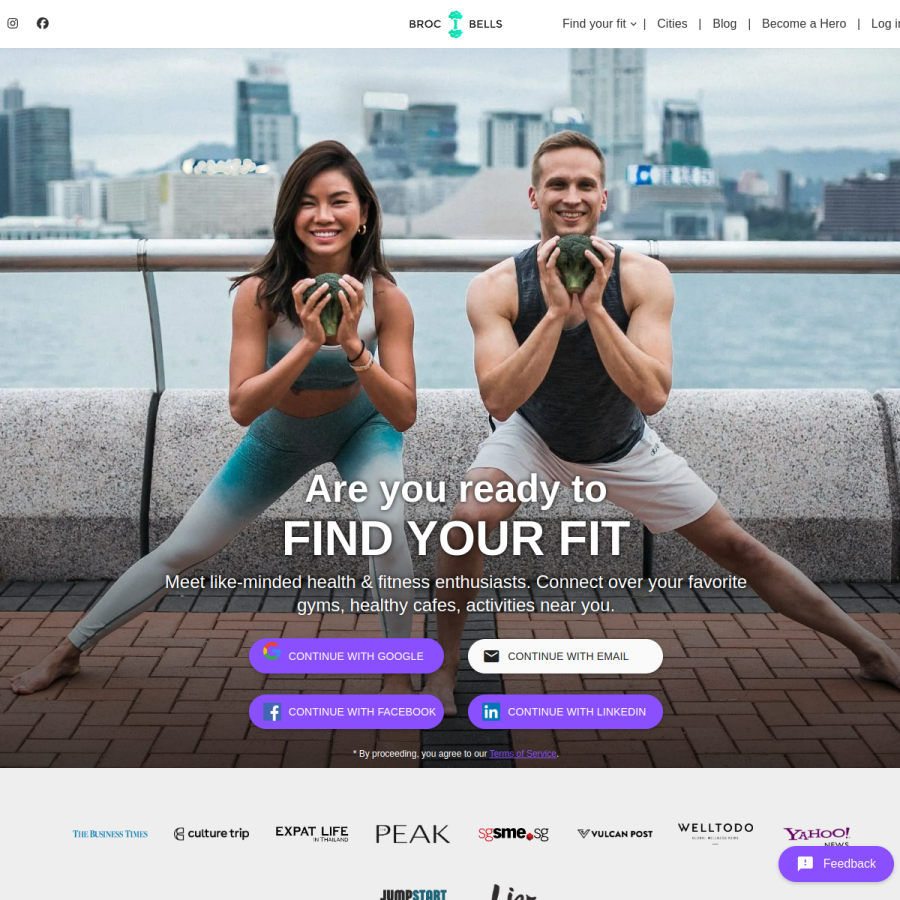 brocnbells.com homepage screenshot