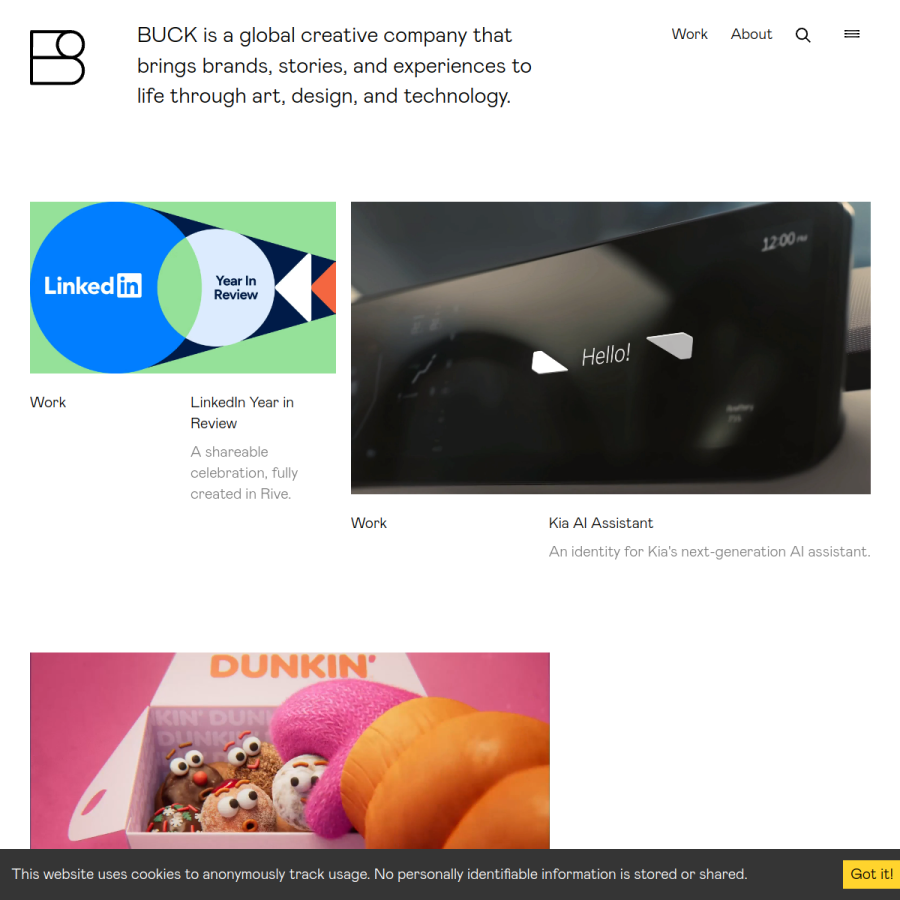 buck.co homepage screenshot