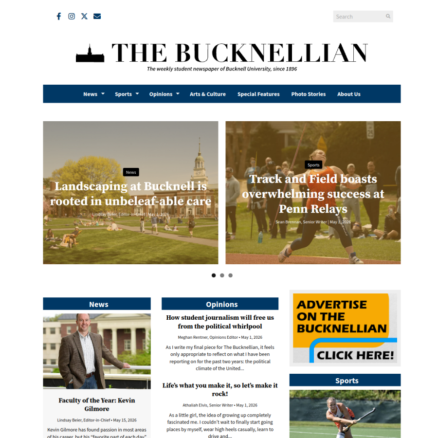 bucknellian.net homepage screenshot