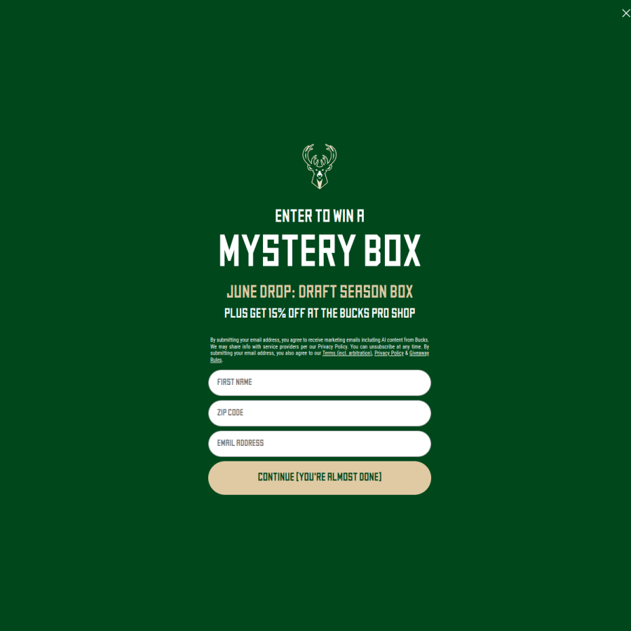 bucks.com homepage screenshot
