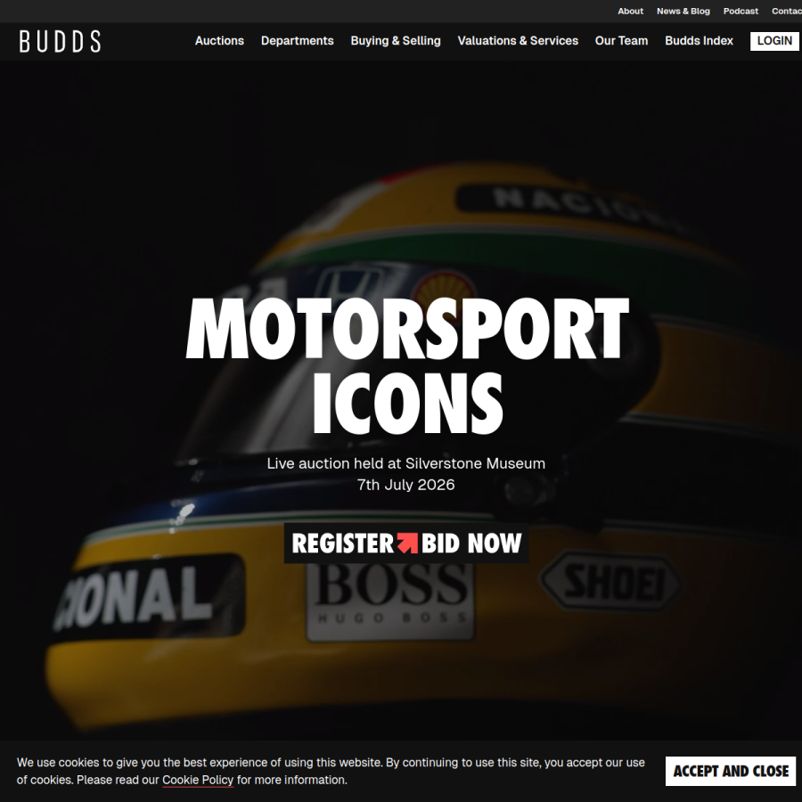 budds.com homepage screenshot