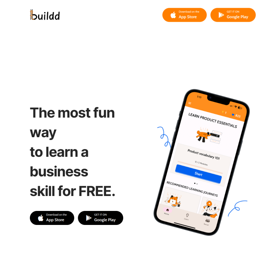 buildd.co homepage screenshot