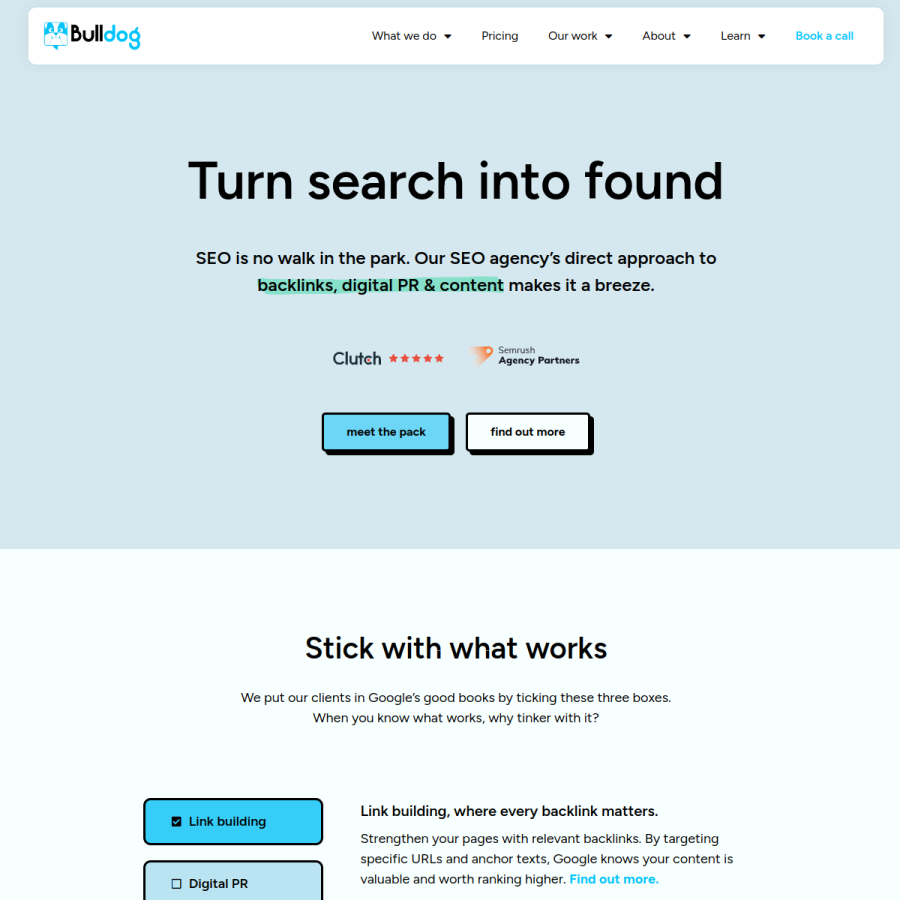 bulldogdigitalmedia.co.uk homepage screenshot